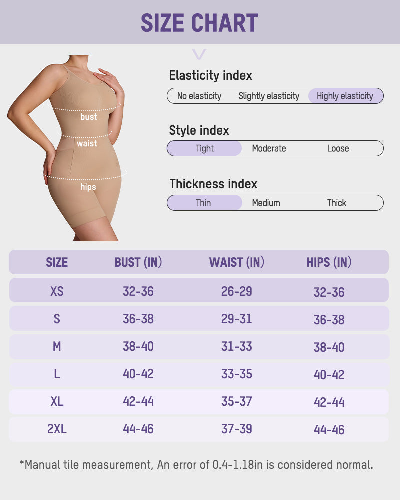 Lumisensy® Easyslide Back-Zip Butt-Lifter Bodysuit