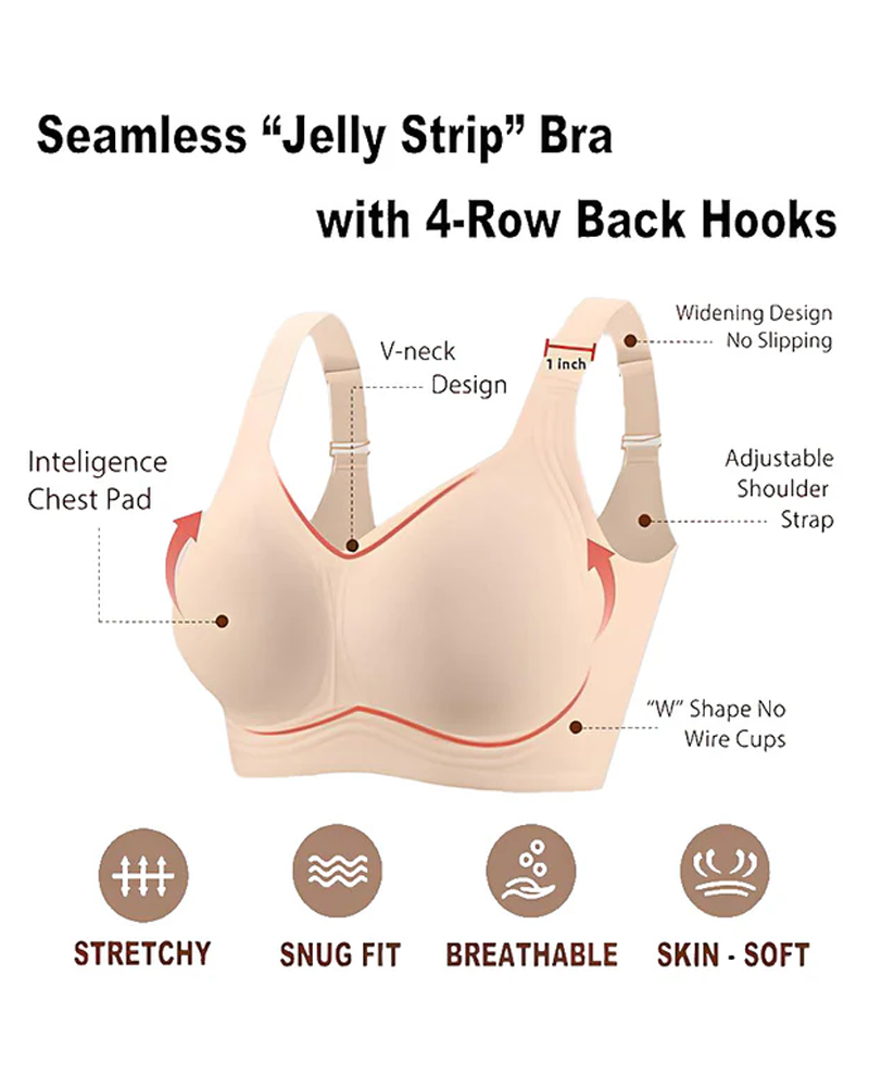 Comfort Wireless Full-Cup Bra in Grey Blue - Wireless Comfort | Lumisensy