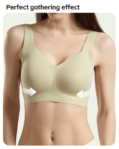 Comfort Wireless Full-Cup Bra in Coffee - Wireless Comfort | Lumisensy