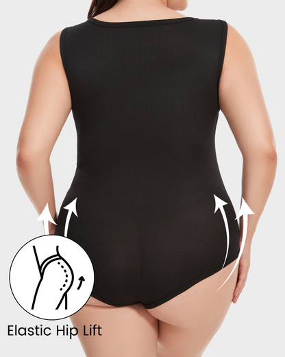 Slim Tummy-Tuck Bodysuit in Cherry Beige - Tummy Control | Lumisensy