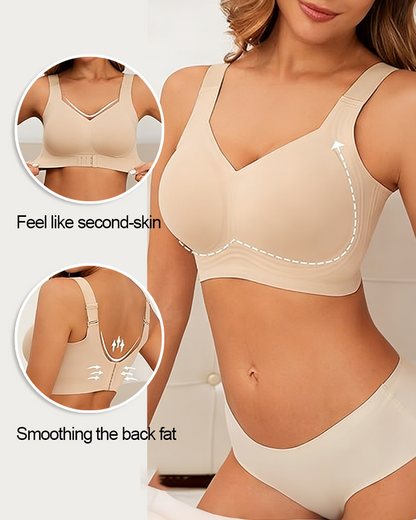 Comfort Wireless Full-Cup Bra in Black - Wireless Comfort | Lumisensy