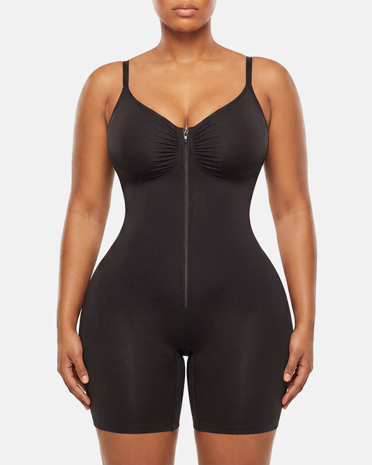 Lumisensy® Ultra-Stretch Zip-Up Sculpting Bodysuit