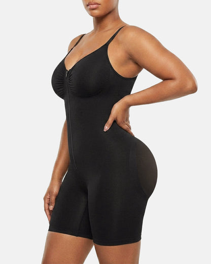 Lumisensy® Ultra-Stretch Zip-Up Sculpting Bodysuit