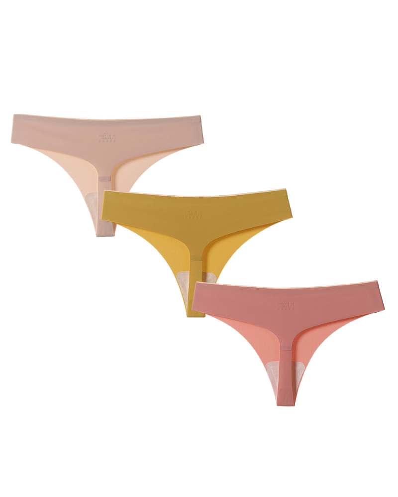 Camel Toe Cover Thongs 3-Pack Multicolor3 - Everyday Comfort | Lumisensy