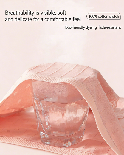 Lumisensy® Fresh Lace-Trim Cotton Panties