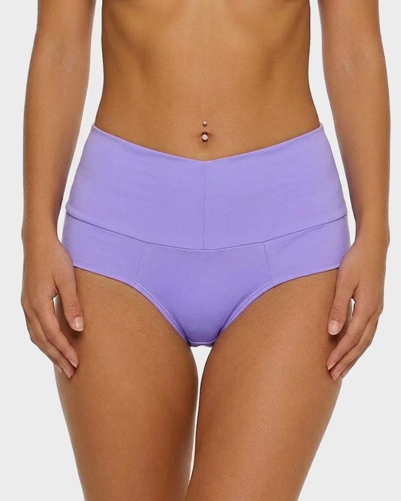 Confident Tummy-Control Stretch Briefs in White - Tummy Control | Lumisensy