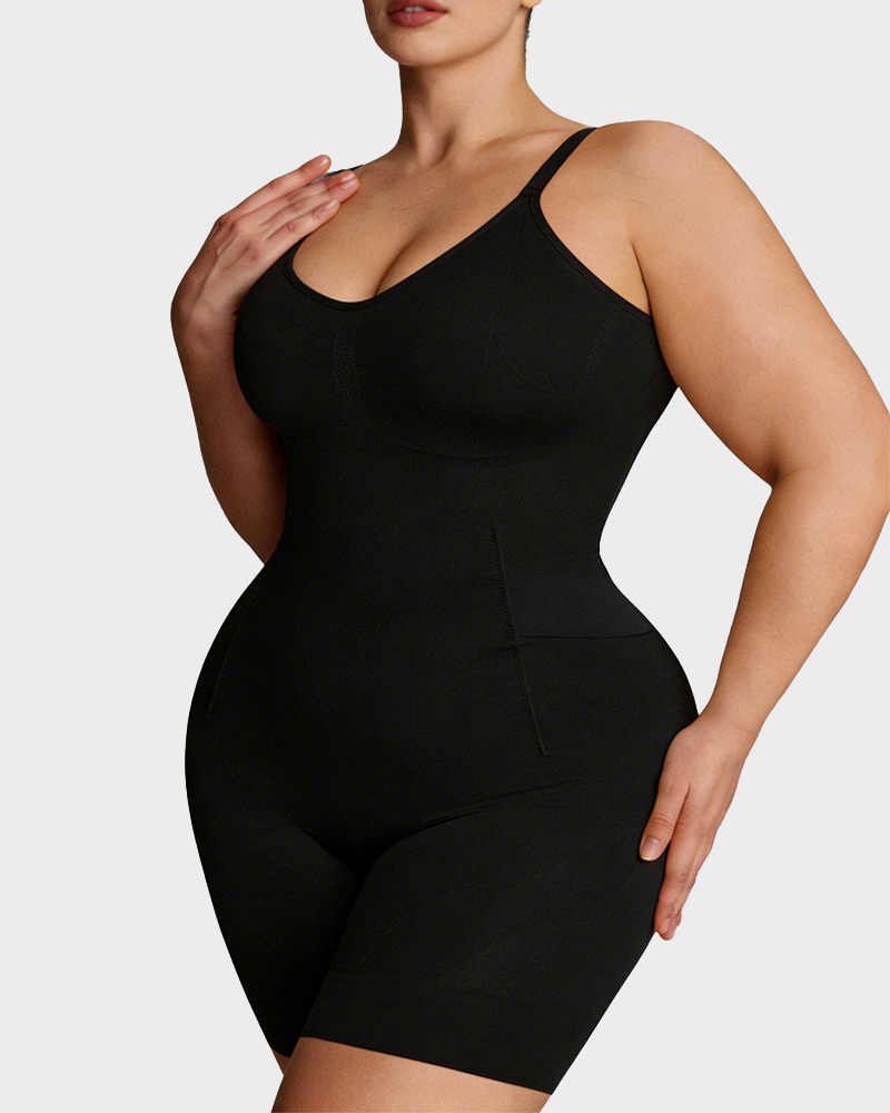 Slim Tummy-Control Bodysuit in Brown - Tummy Control | Lumisensy
