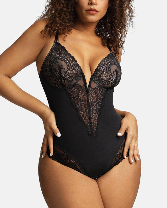 Lumisensy® Built-In Shapewear Lace Bodysuit