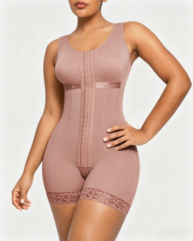 Slim Compression Shapewear Shorts in Black - Tummy Control | Lumisensy