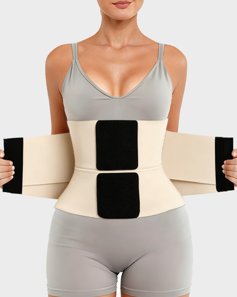 Triple Wrap Waist Trainer in Skin - Everyday Comfort | Lumisensy