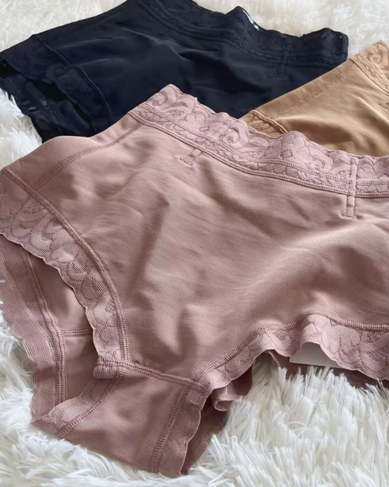 Butt Lifter Smoothing Brief in Rosy Brown - Everyday Comfort | Lumisensy