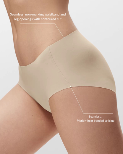 Confident Peach-Lift Fitness Panties in Gray - Seamless Invisible | Lumisensy