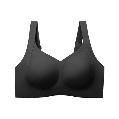 Wireless Push-Up Seamless Jelly Bra in Warm Beige - Cloud-Lift Support | Lumisensy