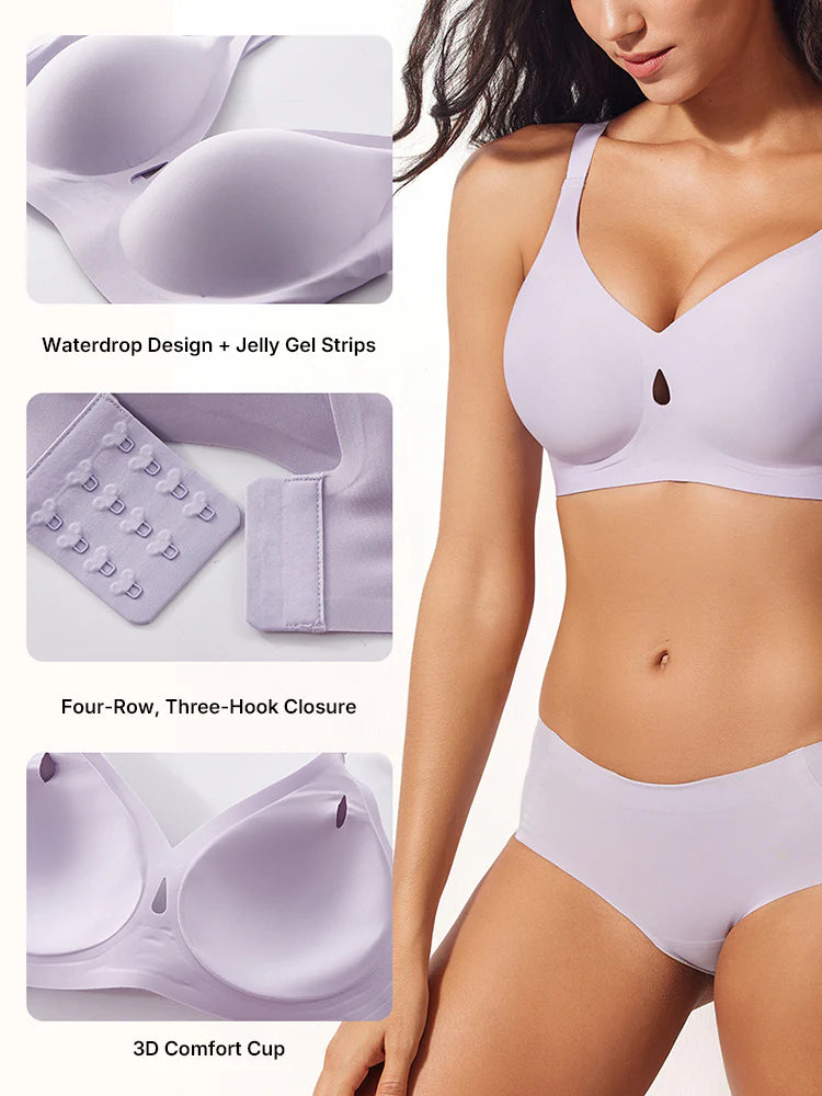 Lumisensy® Seamless Wireless T-Shirt Push-Up Bra