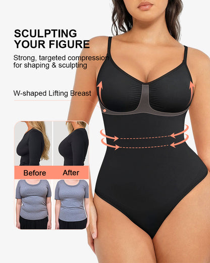 Lumisensy® Tummy Control Seamless Thong Bodysuit