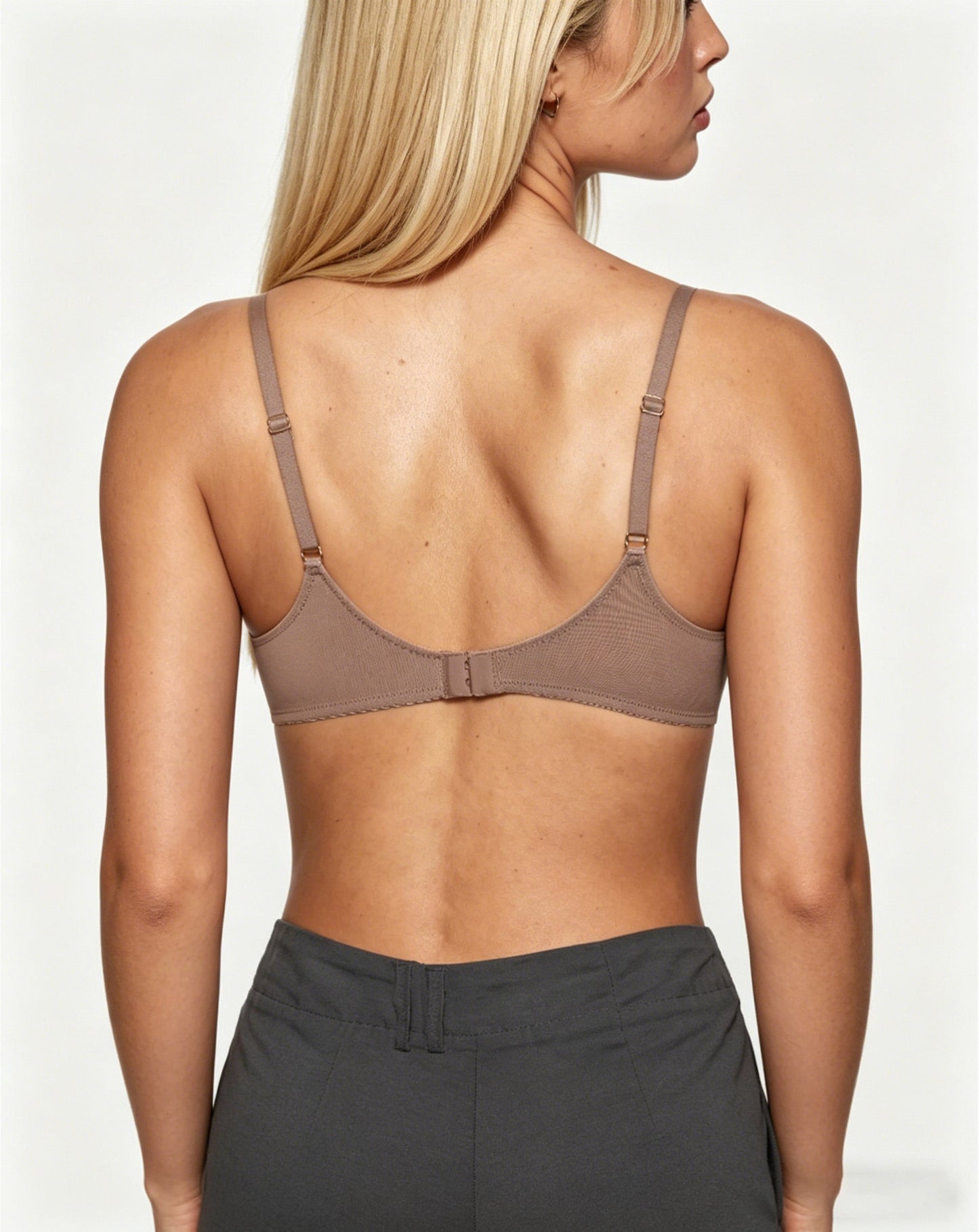 Lightweight Foam Cup Sheer Mesh Bra in Twilight Blue - Everyday Comfort | Lumisensy