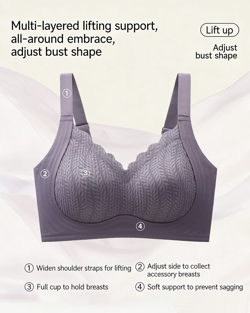 Flawless Lift Contour Bra in White - Everyday Comfort | Lumisensy