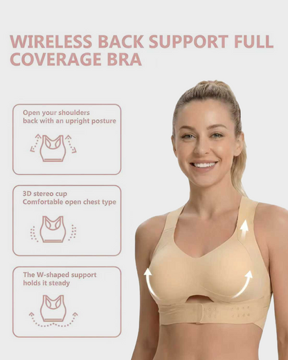 Confident Push-Up Sports Bra in Black - Everyday Comfort | Lumisensy