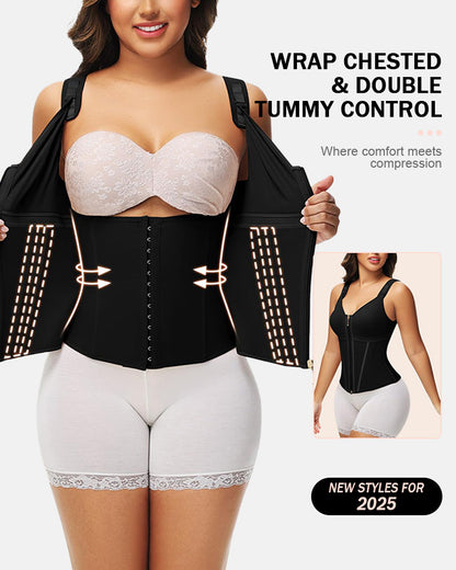 Lumisensy® Double-Layer Hourglass Waist Trainer Corset
