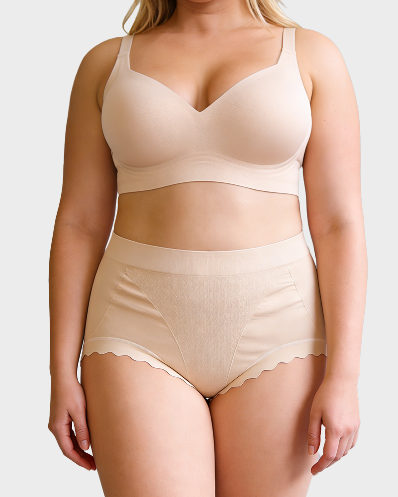 Luxurious Silk Hip-Lift Panties in Pink - Seamless Invisible | Lumisensy