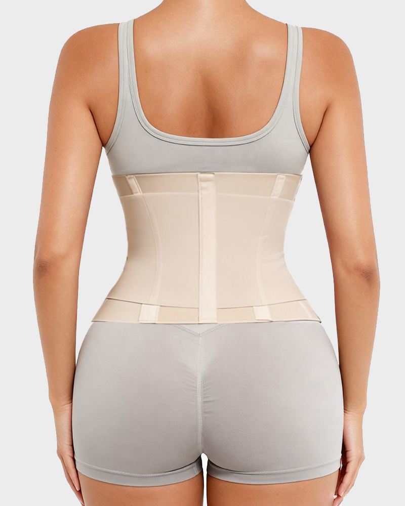 Triple Wrap Waist Trainer in Purple Leopard Print - Everyday Comfort | Lumisensy