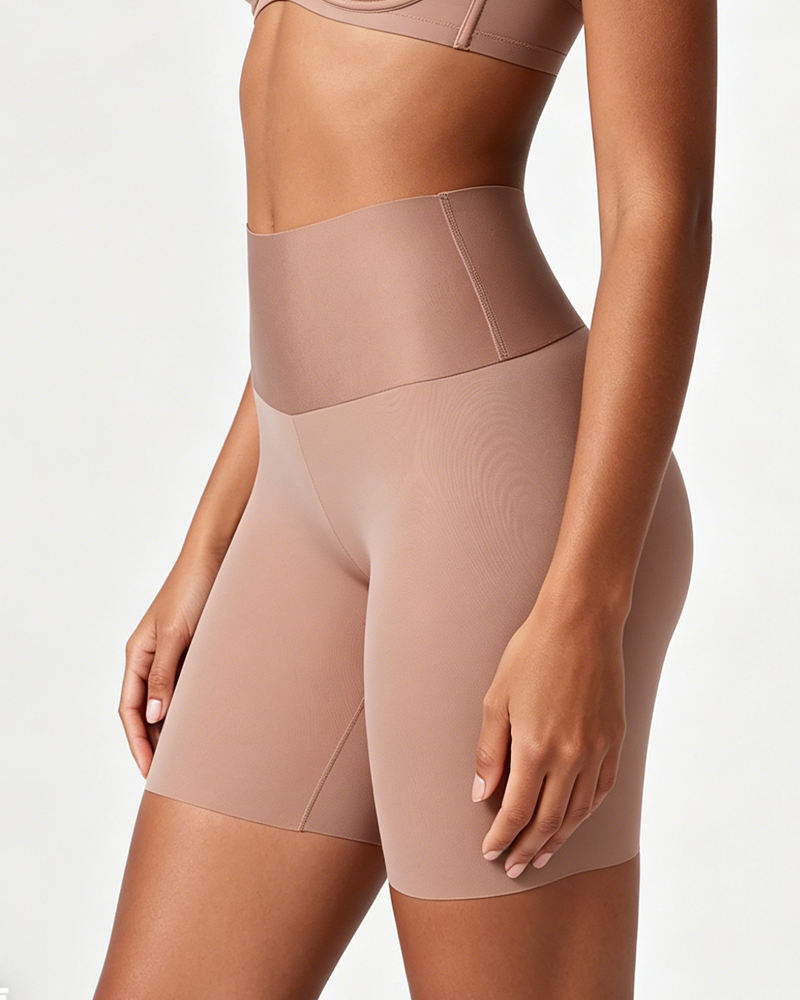 Confident Tummy-Tuck Shaping Shorts in Nude - Tummy Control | Lumisensy