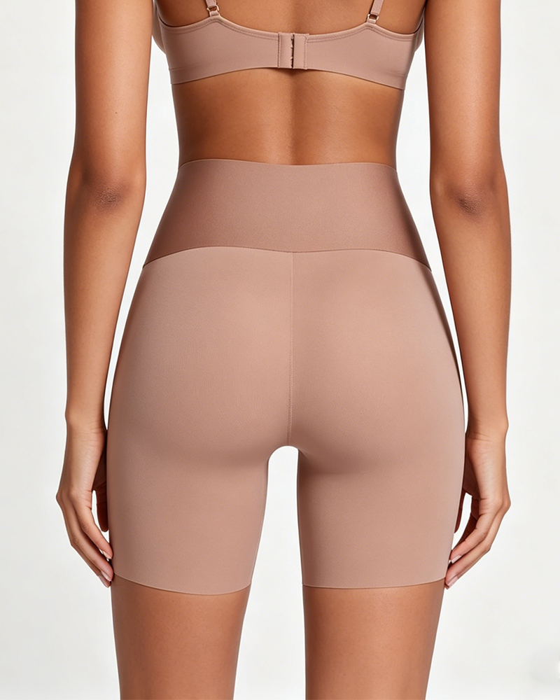 Confident Tummy-Tuck Shaping Shorts in Black - Tummy Control | Lumisensy