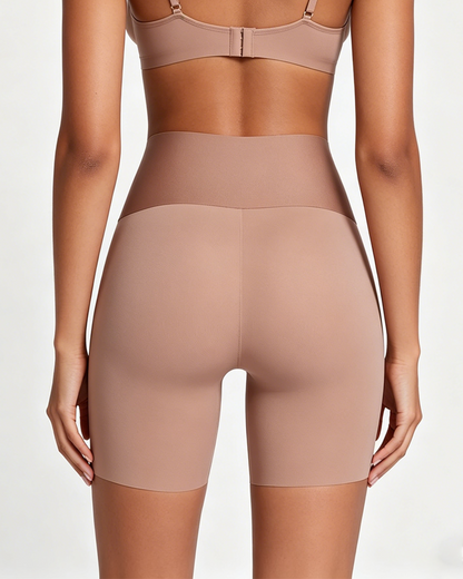 Confident Tummy-Tuck Shaping Shorts in Black - Tummy Control | Lumisensy