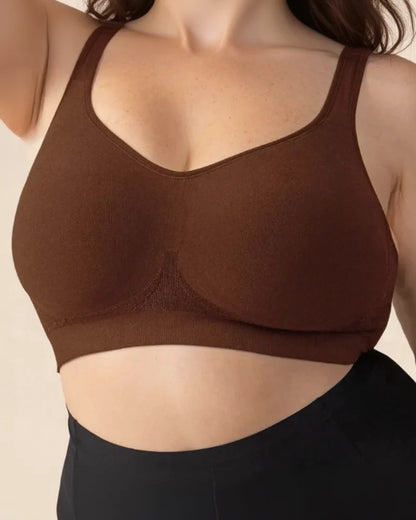 Lumisensy® Plus Size Seamless Wireless Bra with Built-In Pads