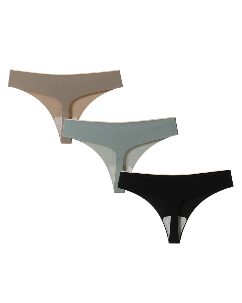 Camel Toe Cover Thongs 3-Pack Multicolor2 - Everyday Comfort | Lumisensy