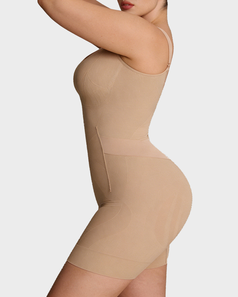 Slim Tummy-Control Bodysuit in Black - Tummy Control | Lumisensy