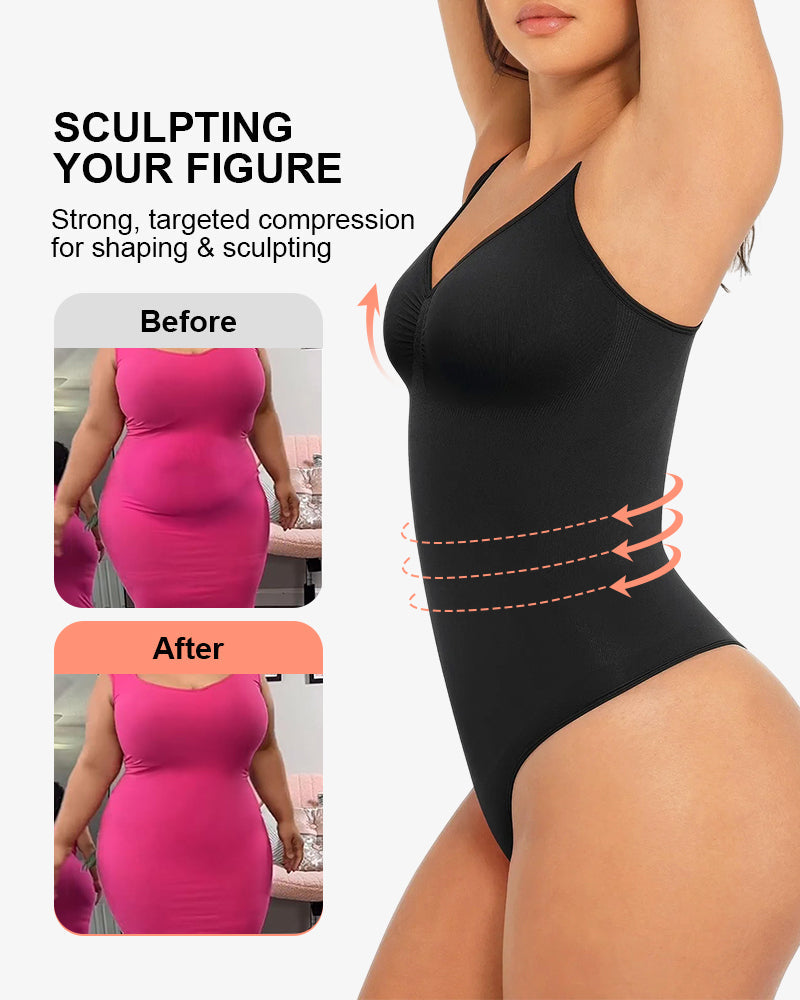 Lumisensy® Tummy Control Seamless Thong Bodysuit