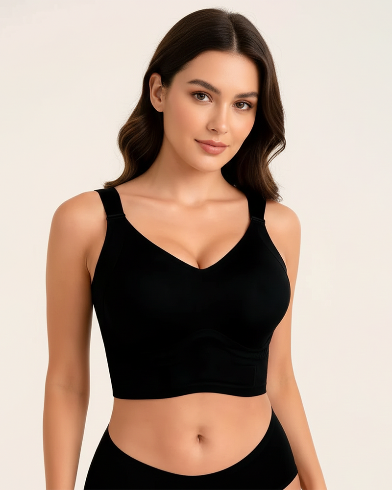 Lumisensy® Plus Size Back Smoothing Seamless Push Up Jelly Bra