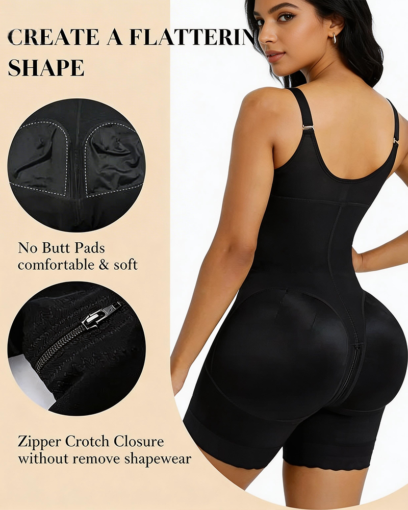 Confident Tummy-Butt Lifting Body Shaper in Nude - Tummy Control | Lumisensy