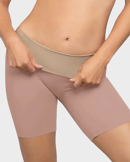 Confident Tummy-Tuck Shaping Shorts in Nude - Tummy Control | Lumisensy