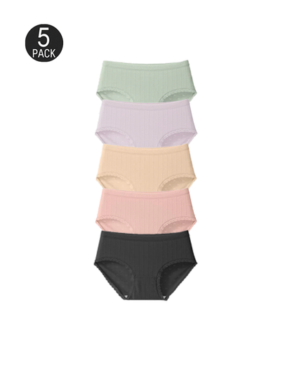 Lumisensy® Fresh Lace-Trim Cotton Panties