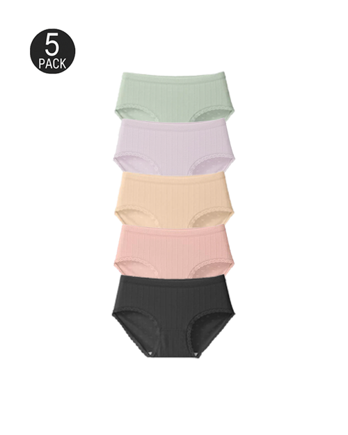 Lumisensy® Fresh Lace-Trim Cotton Panties