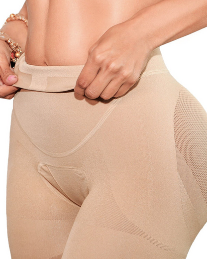Lift Hip Mesh Shaping Pants in Natural - Everyday Comfort | Lumisensy