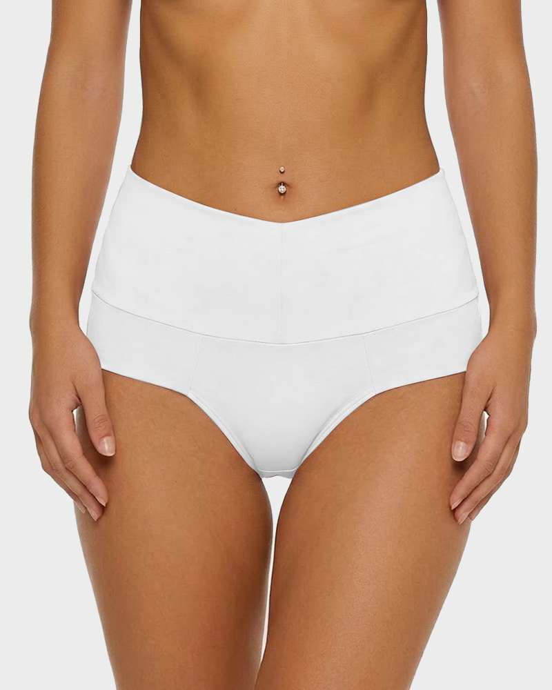 Confident Tummy-Control Stretch Briefs in Navy Blue - Tummy Control | Lumisensy
