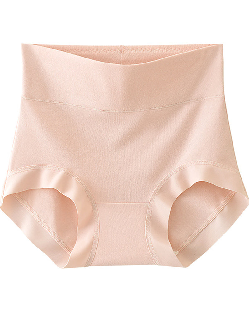 Confident Tummy-Control Cotton Panties in Yellow - Tummy Control | Lumisensy