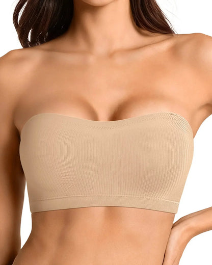 Lumisensy® Multiway Wireless Bandeau Bra – Stay Put Comfort Plus Size