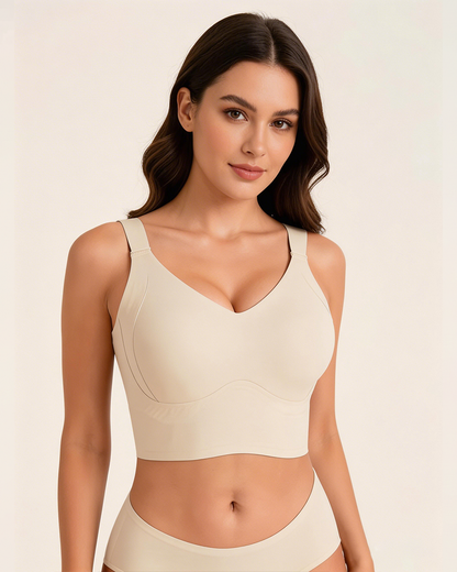 Lumisensy® Plus Size Back Smoothing Seamless Push Up Jelly Bra