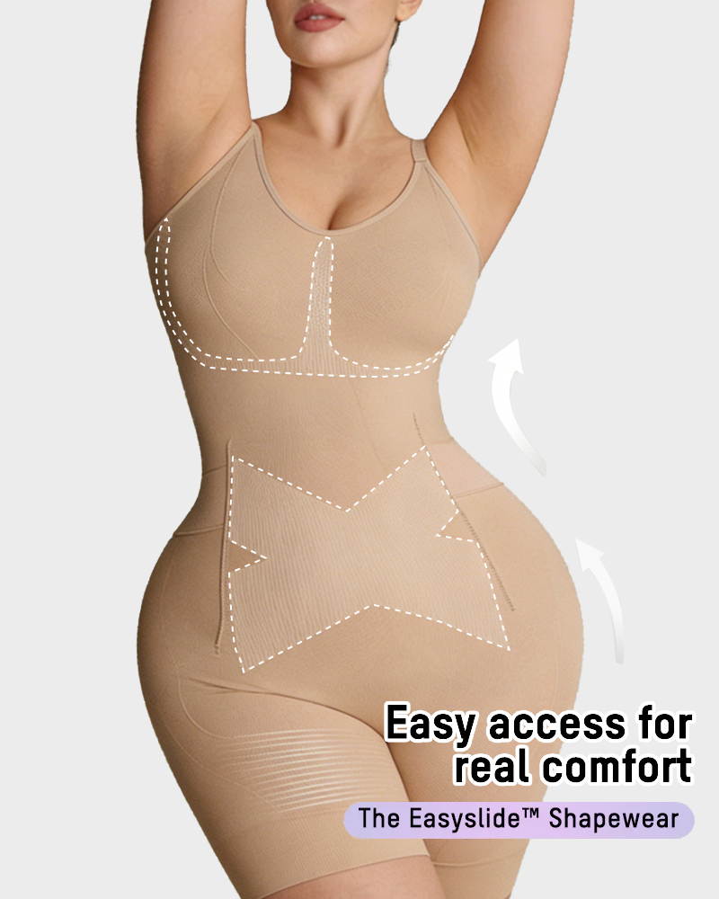 Slim Tummy-Control Bodysuit in Black - Tummy Control | Lumisensy