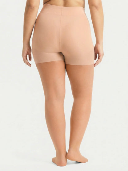 70 Denier Tear-proof Shaping Tights in Beige - Everyday Comfort | Lumisensy