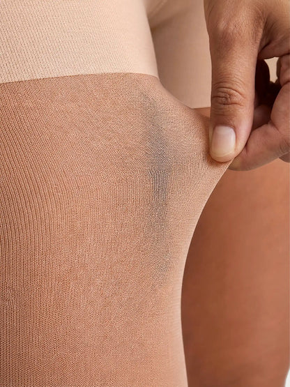 70 Denier Tear-proof Shaping Tights in Beige - Everyday Comfort | Lumisensy