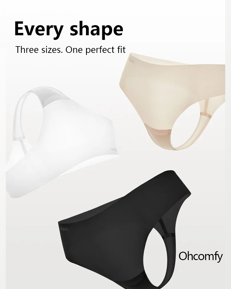 Sexy Invisible Thong Panties in Nude - Seamless Invisible | Lumisensy