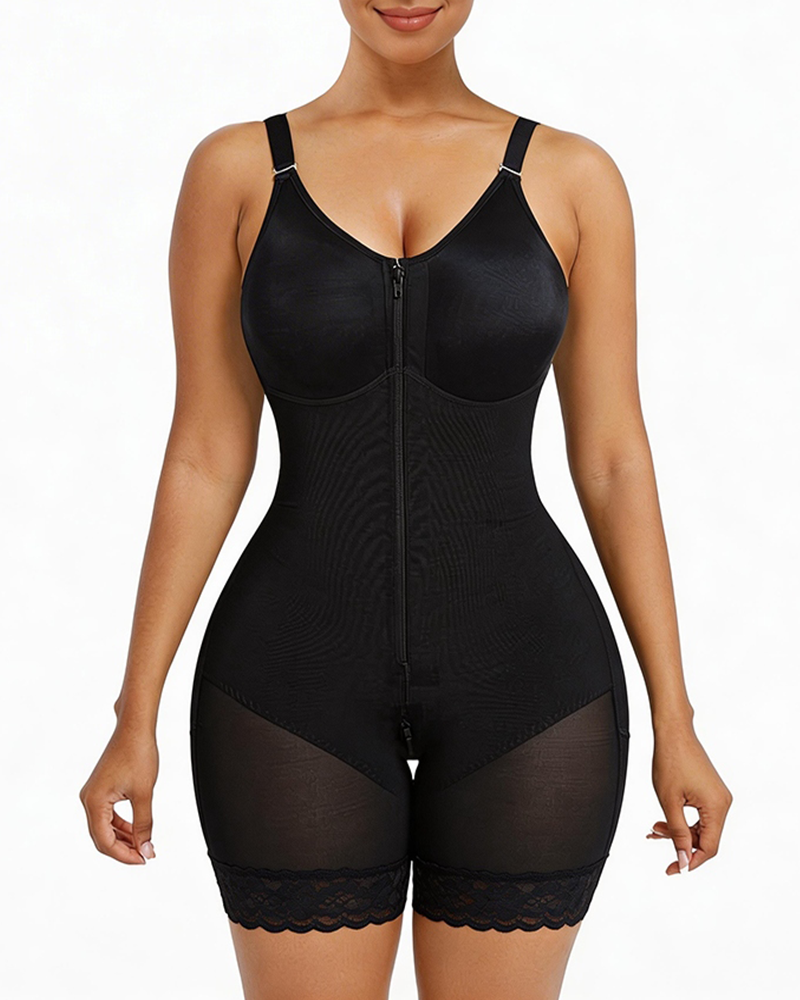 Confident Tummy-Butt Lifting Body Shaper in Black - Tummy Control | Lumisensy