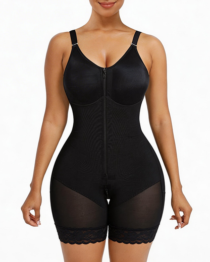 Confident Tummy-Butt Lifting Body Shaper in Black - Tummy Control | Lumisensy