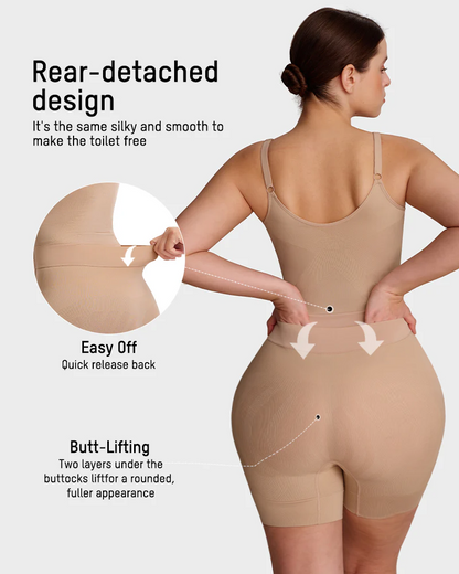 Slim Tummy-Control Bodysuit in Brown - Tummy Control | Lumisensy