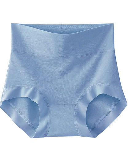 Confident Tummy-Control Cotton Panties in Black - Tummy Control | Lumisensy